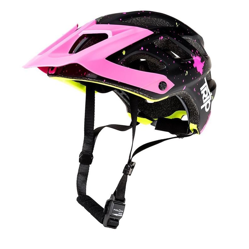 Casco Bicicleta Enduro Euphoria Black/Pink Trip-0