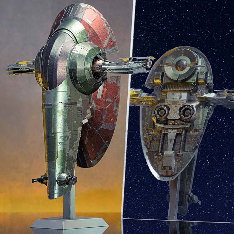 Star wars boba fetts satrfighter metal earth-1