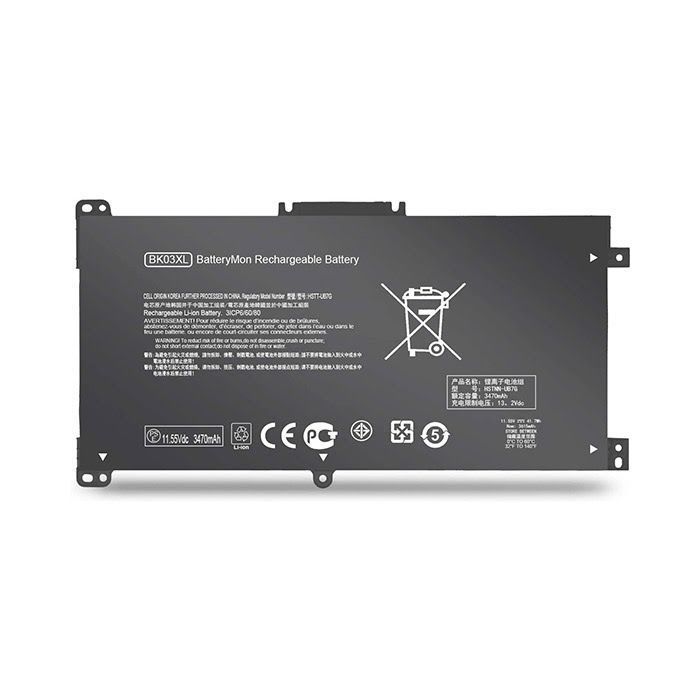 Bateria Hp Pavilion X360 14-BA ORIGINAL 3 CELDAS NEGRO (BK03XL)-1