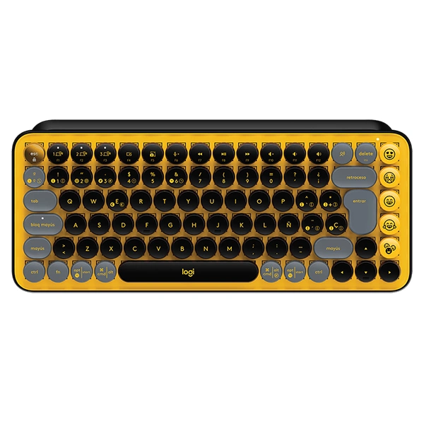 Teclado Mecánico Logitech POP Keys Blast Wireless-0