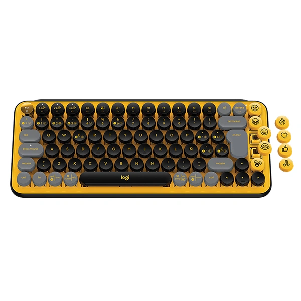 Teclado Mecánico Logitech POP Keys Blast Wireless-1