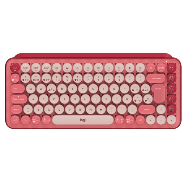 Teclado Mecánico Logitech POP Keys Heartbreaker Wireless-0
