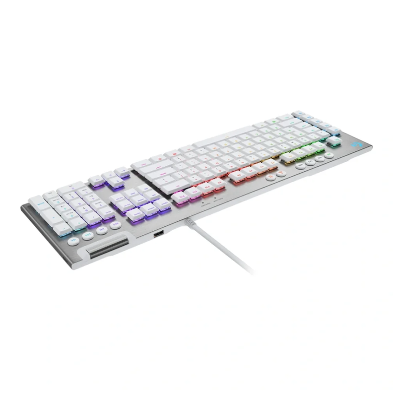 Teclado Mecánico Logitech G815 Lightsync RGB White Switch Brown (En)-2