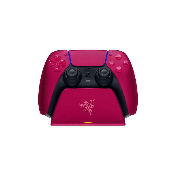 Base de Carga Rápida Razer DualSense PS5, Color Rojo-1