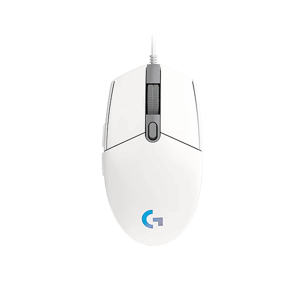 Mouse Logitech G203 RGB Lightsync, Color Blanco-0