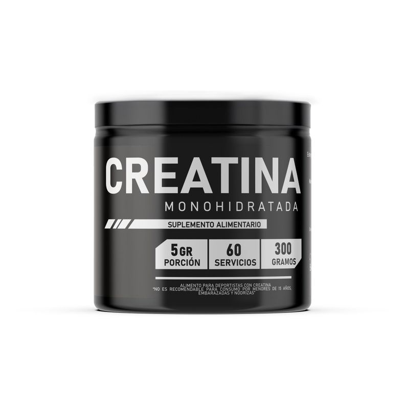 CREATINA MONOHIDRATADA BIORESET 300gr | SIN SABOR [60 SERVICIOS]-0