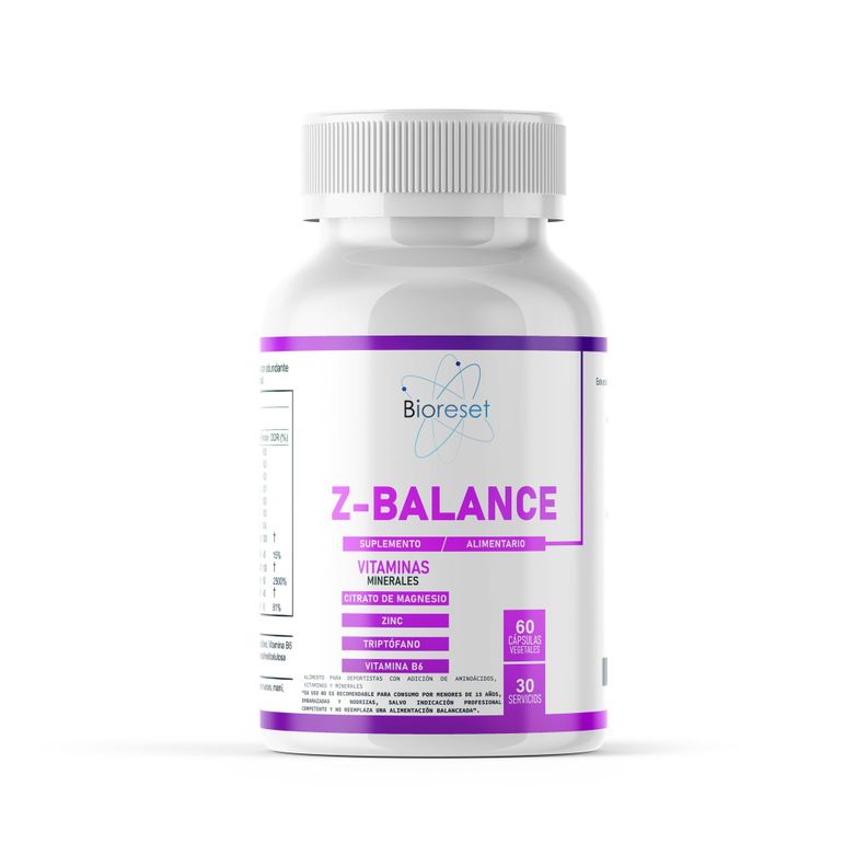 BALANCE | CITRATO DE MAGNESIO+ZINC+TRIPTÓFANO+B6-0