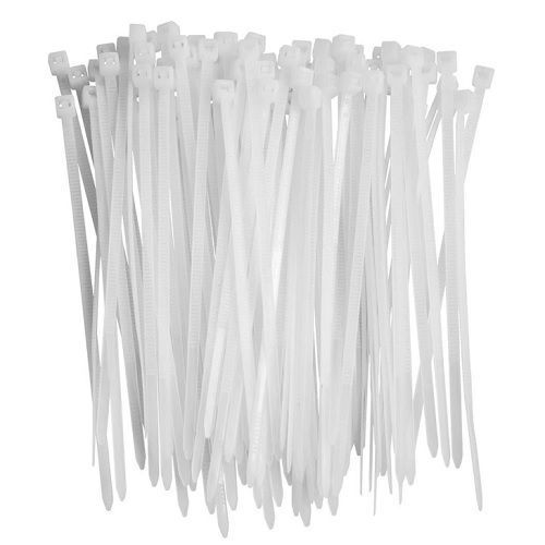 Amarras plásticas de 3x100mm pack 100 Uds. blanca-0