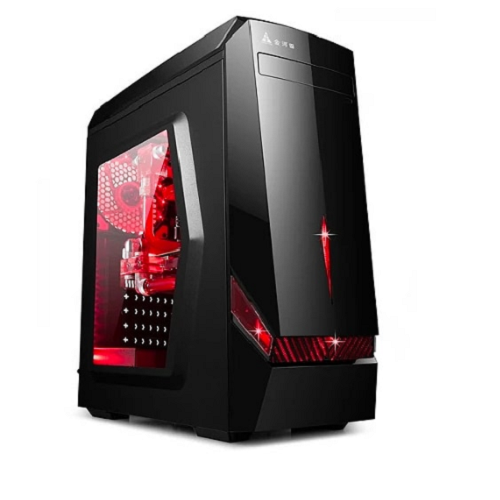 Gabinete Gamer ATX GamePro G6B - 3 Fan (sin fuente)-0