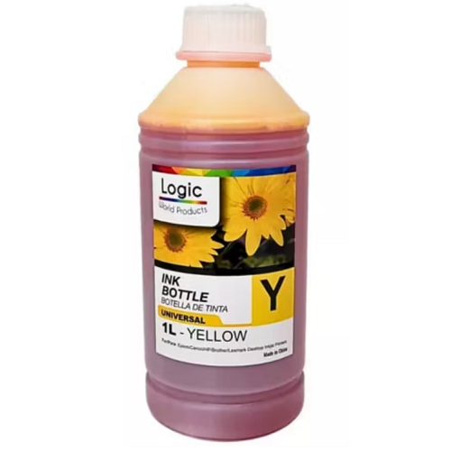 Botella de tinta universal 1 Litro Yellow-0