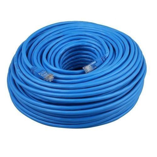 Cable de red, 50 mts. Categoría 6e color Azul-0