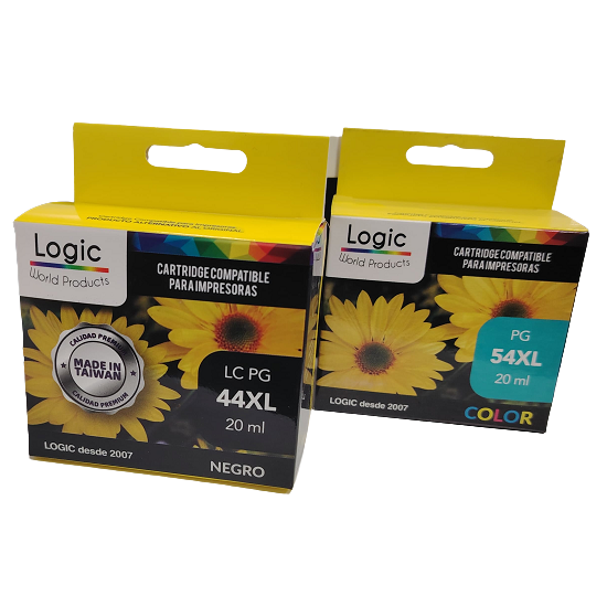 Pack cartuchos 44XL-54XL Logic