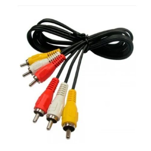 Cable RCA, Audio Video 3x3 de 1.5 mts.-0