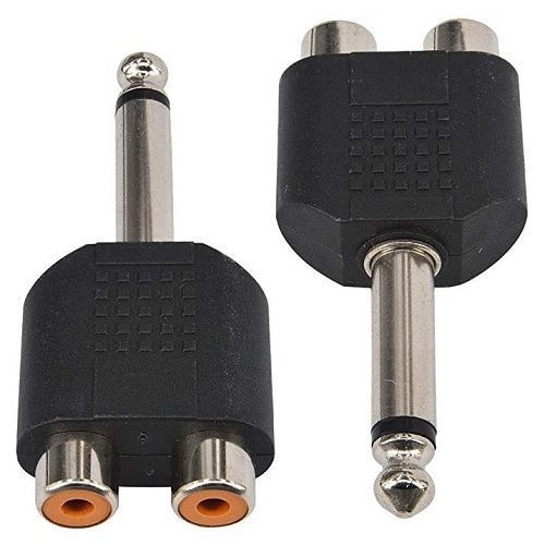 Adaptador de audio, RCA a Plug de 6.5mm-1