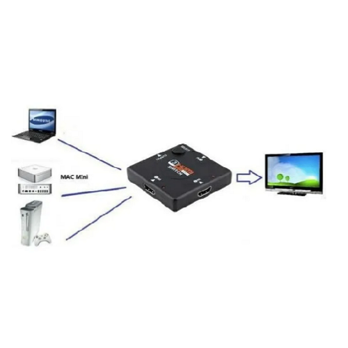 Adaptador HDMI switch 1 salida 3 entrada 1080P-1