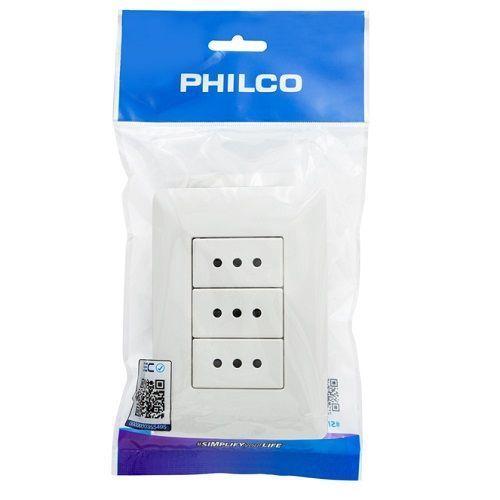 Modulo enchufe triple de 250v - 10A-1