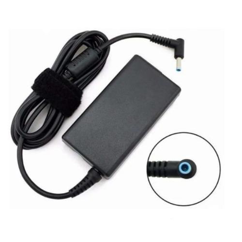 Cargador compatible con notebook HP de 19.5v - 2.31A, punta azul-0