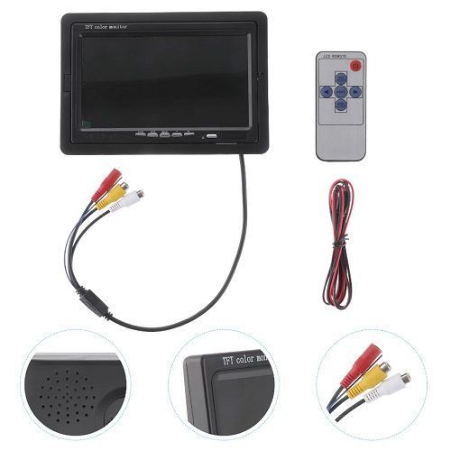 Monitor 7 pulgadas 12-24V para camara Auto/Camion-1