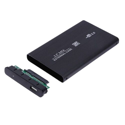 Case cofre para disco duro notebook sata 2.5 USB 2.0-2