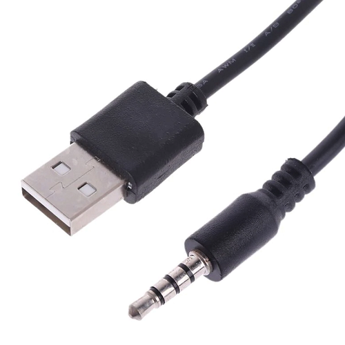 Cable auxiliar de 3.5mm a USB macho-0