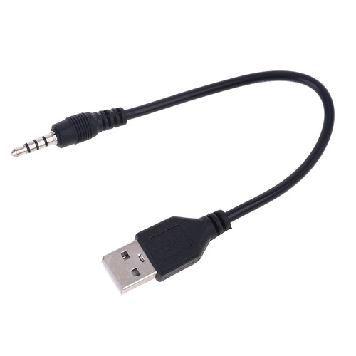Cable auxiliar de 3.5mm a USB macho-1
