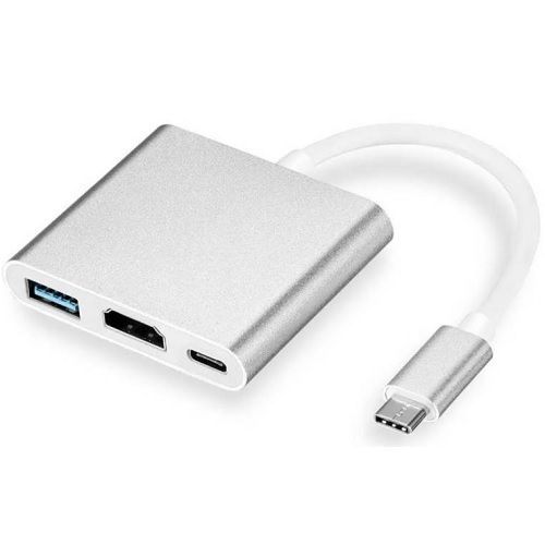 Cable adaptador Tipo C a HDMI, USB y tipo C-1