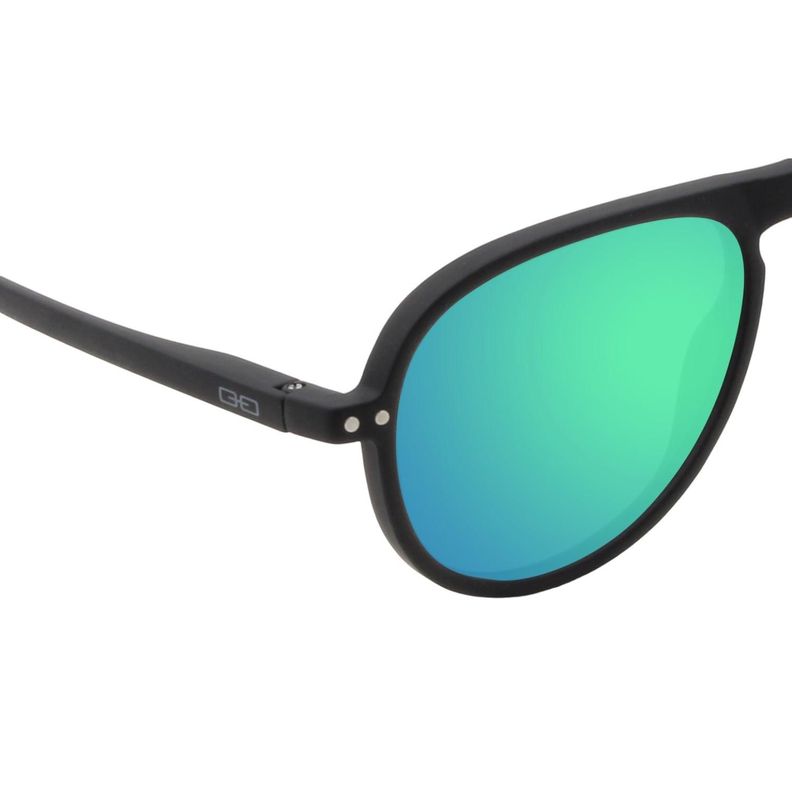 Anteojos de Sol The Aviator | Black/Grass Mirror-2