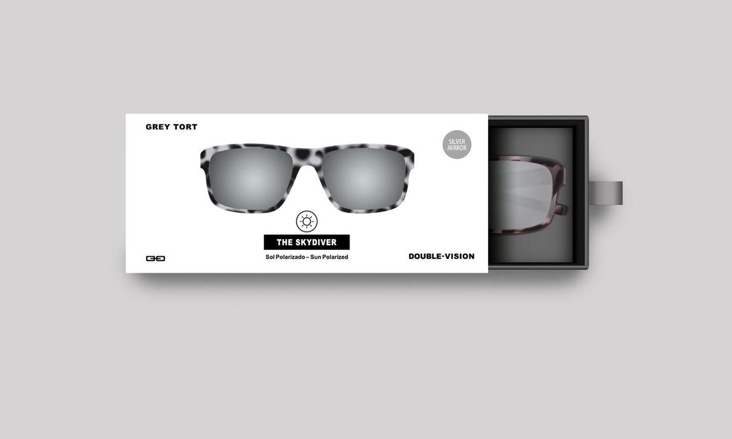 Anteojos de Sol The Skydiver | Grey Tort/Silver Mirror-3