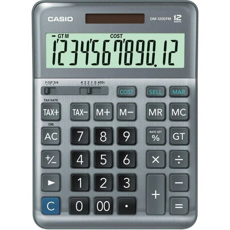 Calculadora De Escritorio Casio DM-1200FM