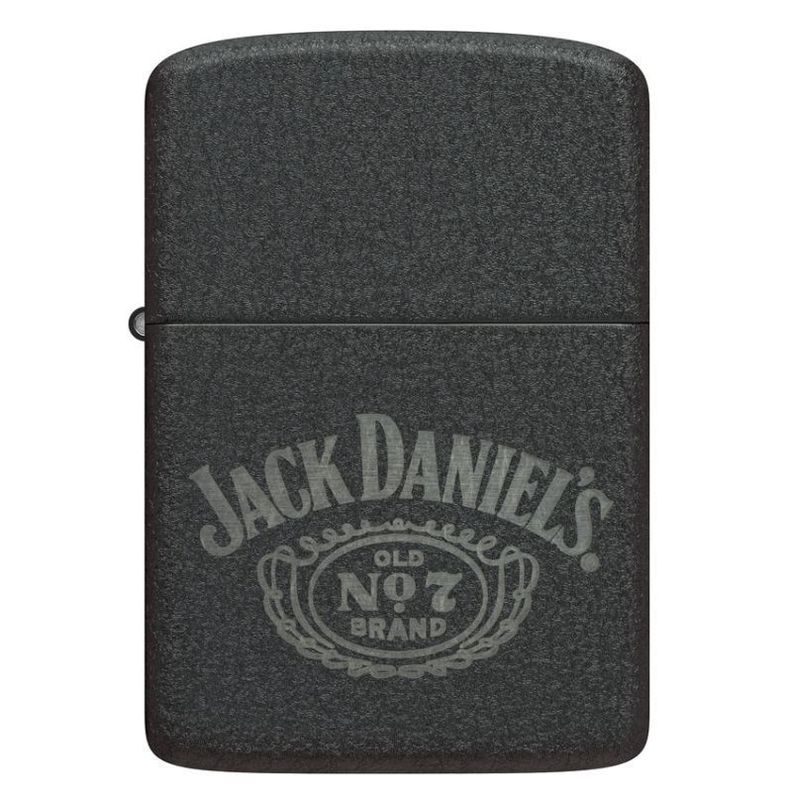 Encendedor Zippo Negro Craquelado Jack Daniels 1941  ZP46796