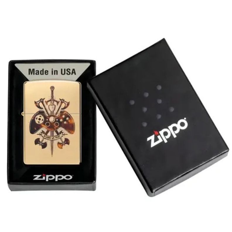 Encendedor Zippo Gamer Creed Design Dorado ZP46141 Zippo | Paris.cl