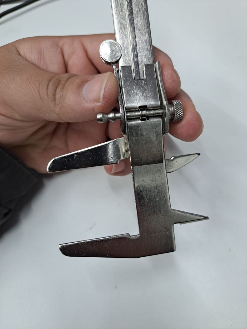 Pie De Metro Calibre Vernier 5 Metal-5