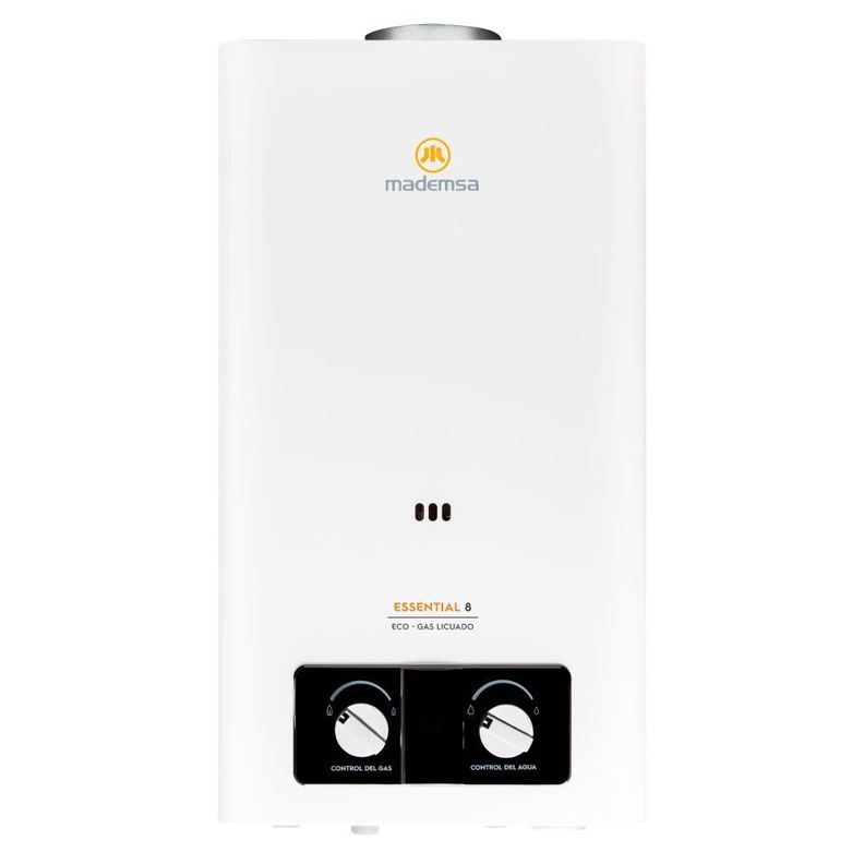 Calefont Gas Licuado 8 Litros Tiro Natural Essential 8 Eco-0
