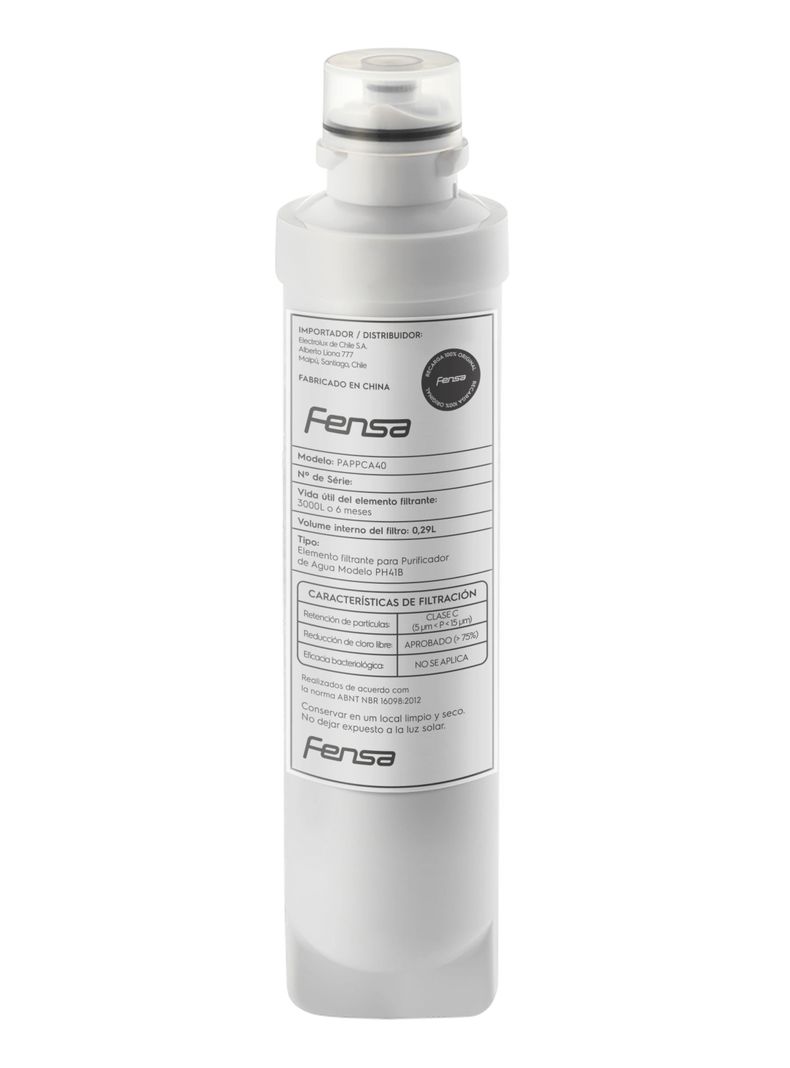 Repuesto Filtro de Agua Fensa Pure4x Purificador Agua PH41B/PAPPCA40-0