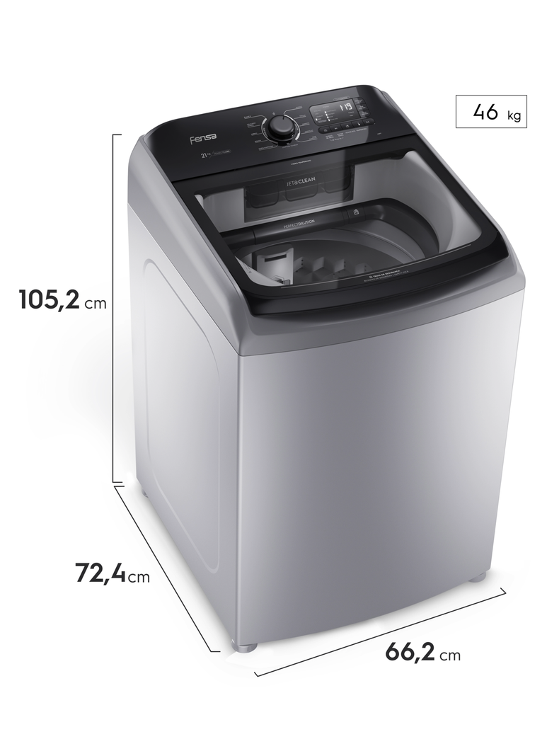 Lavadora Automática 21Kg Carga Superior Perfect Care 21X-1