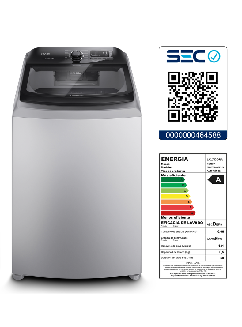 Lavadora Automática 21Kg Carga Superior Perfect Care 21X-7