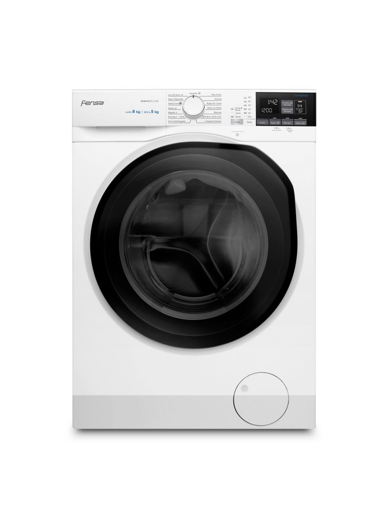 Lavadora Secadora Fensa 8Kg Carga Frontal Vapour Care 8WD-0