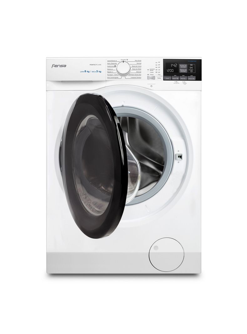 Lavadora Secadora Fensa 8Kg Carga Frontal Vapour Care 8WD-4