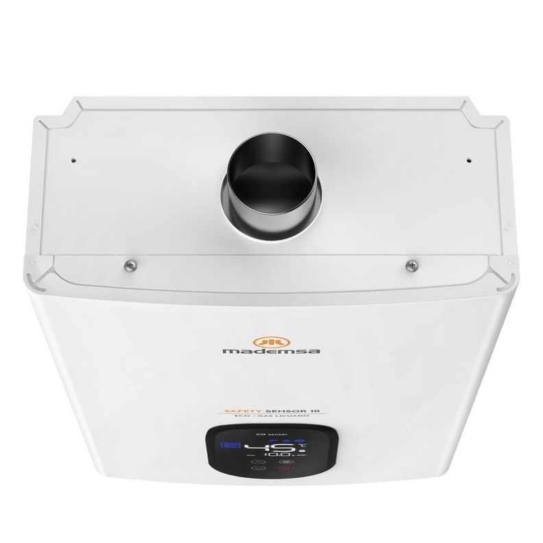 Calefont Gas Licuado 10 Litros Tiro Forzado Sensor 10 Eco-5