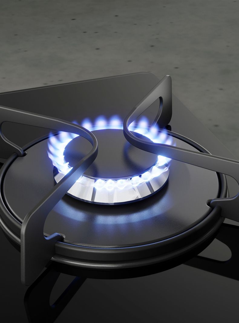 Encimera a Gas 4 Platos Fensa Vitrocerámica F GC60V A-6