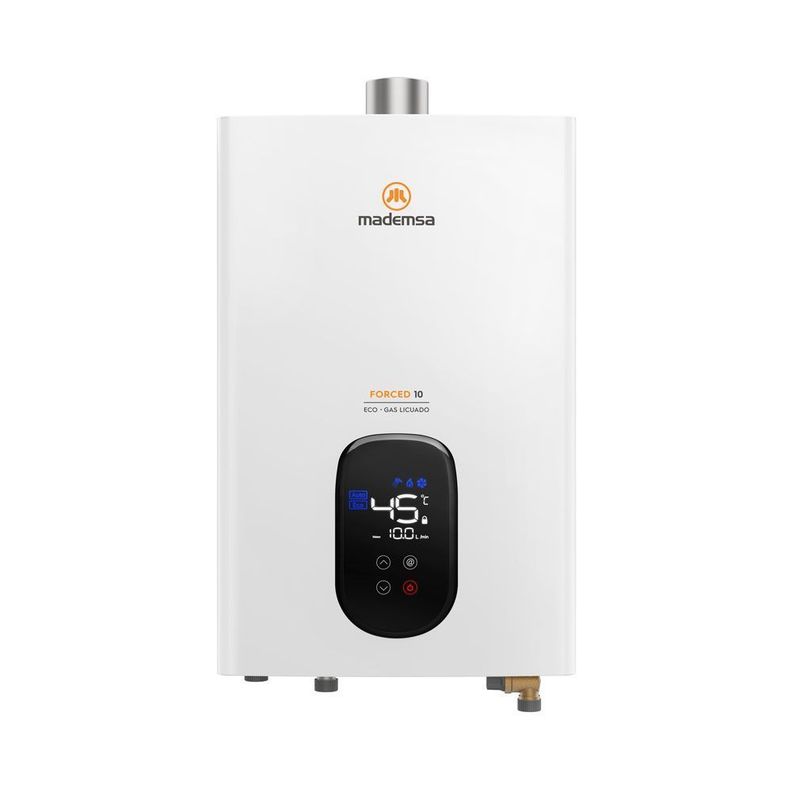 Calefont Gas Licuado 10 Litros Tiro Forzado Forced 10 Eco-0