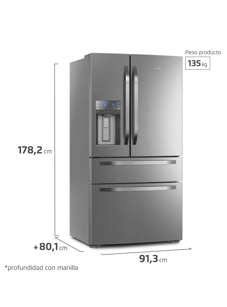 Refrigerador 540L No Frost 3 Puertas Advantage Plus 7790-1