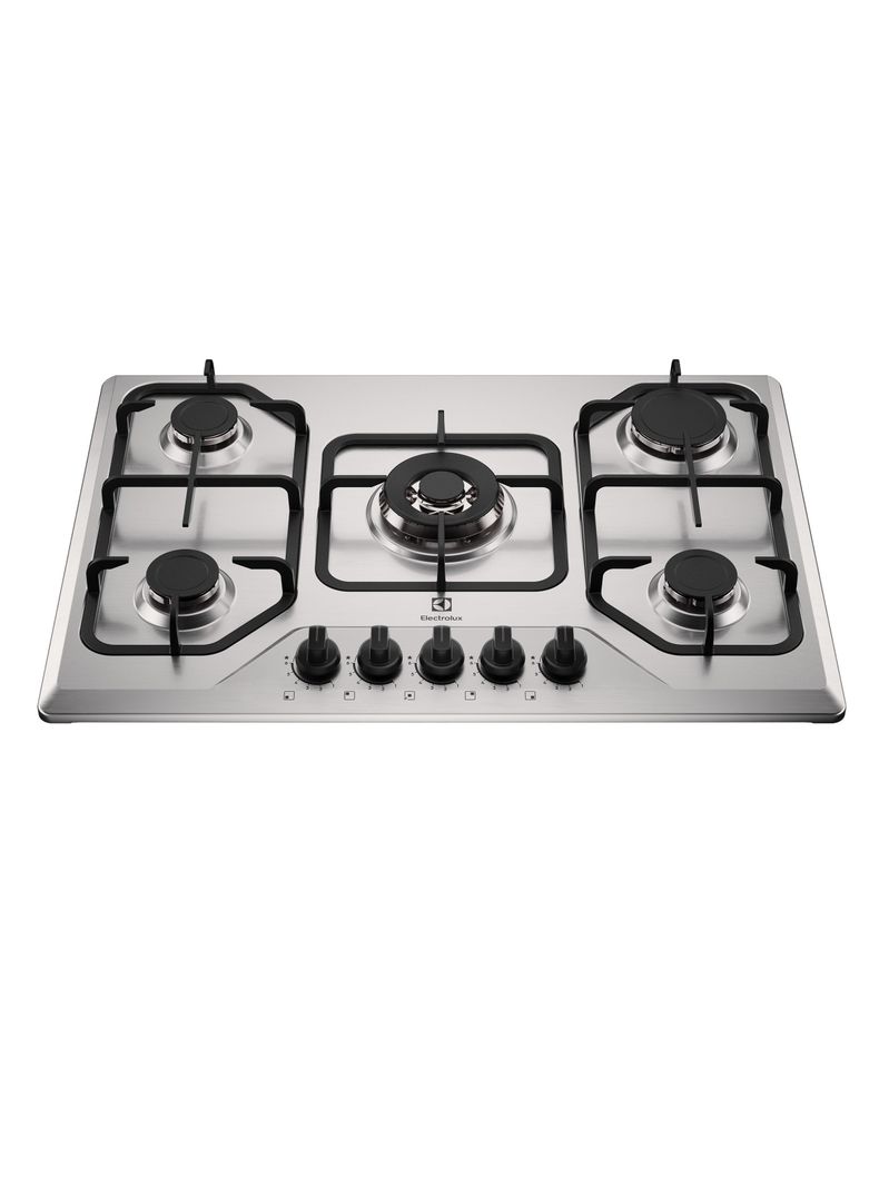 Encimera a Gas 5 Platos Experience Multi Llama KE5XC Inox Gris