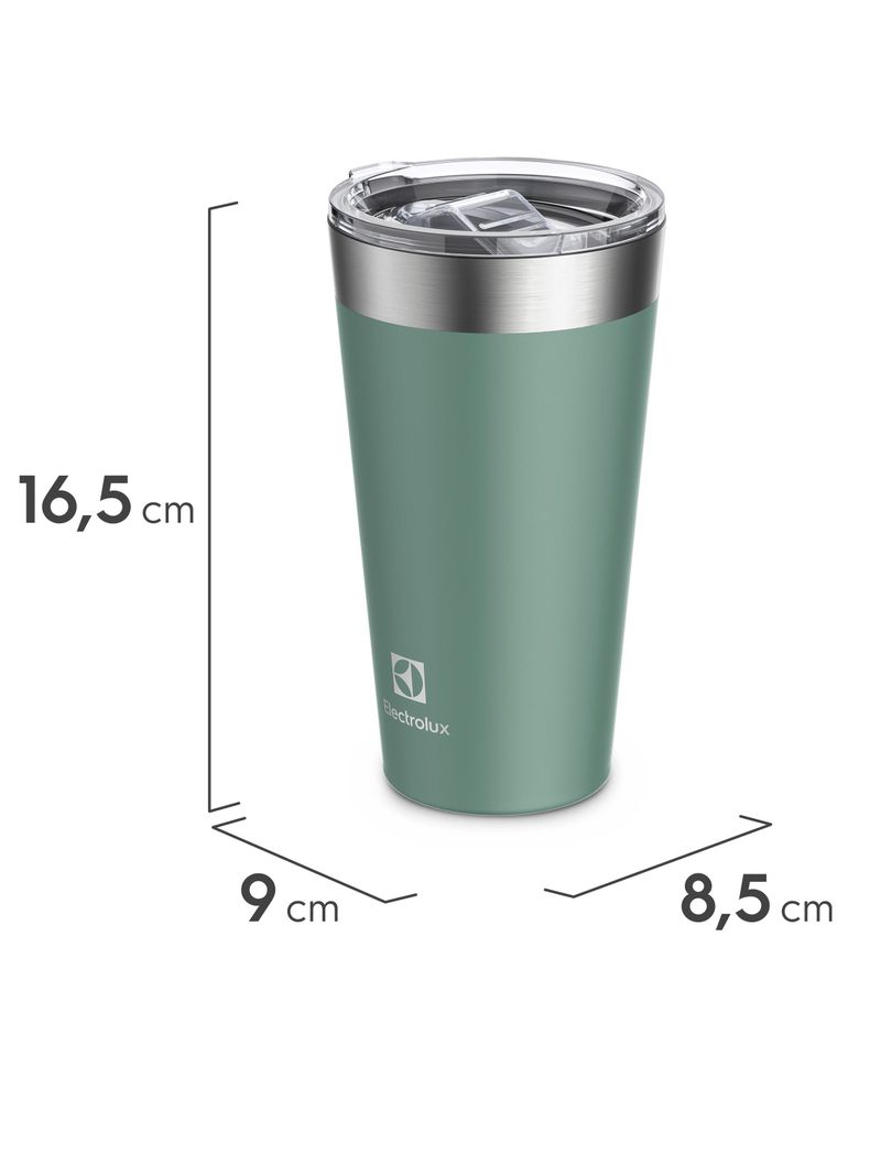 Vaso Térmico Mug Electrolux 560 ml con Tapa Sense Verde-1