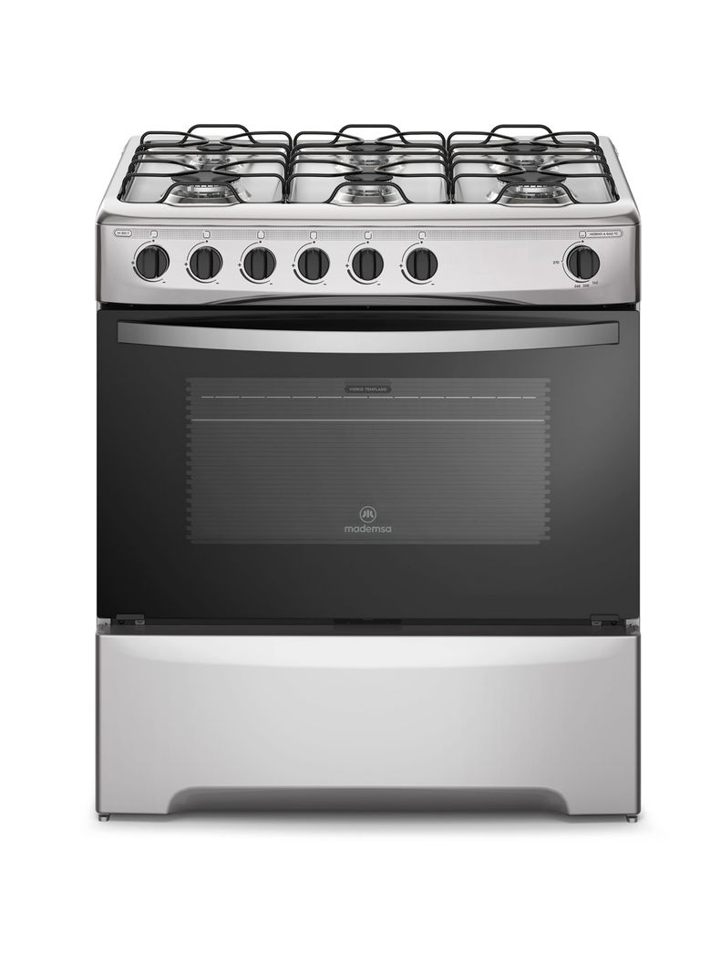 Cocina a Gas 6 Platos Mademsa Parrillas de Alambrón M 810 T-0