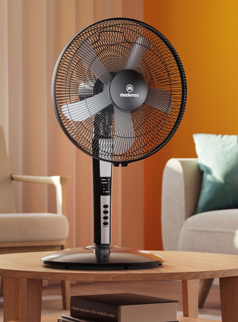Ventilador 2 en 1 Mademsa Pedestal y Sobremesa SFM21-4