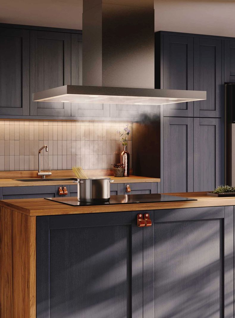 Campana Cocina Decorativa Electrolux Isla 90cm Timer CE9IF-4