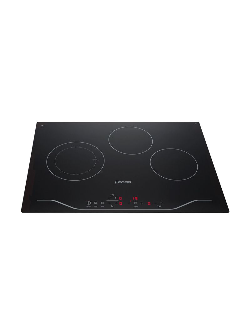 Encimera Eléctrica 3 Platos Fensa Vitrocerámica FEV 3T-0