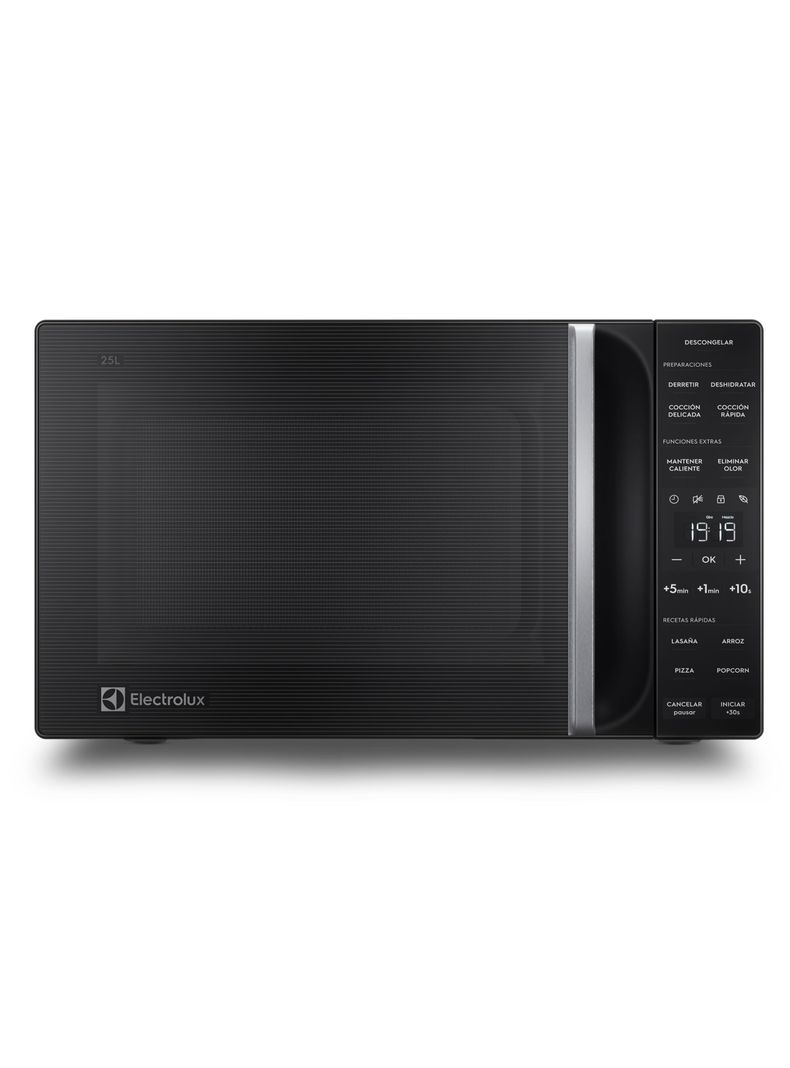 Microondas Electrolux 25 Litros Digital Descongelamiento Asistido ME25N Negro-0