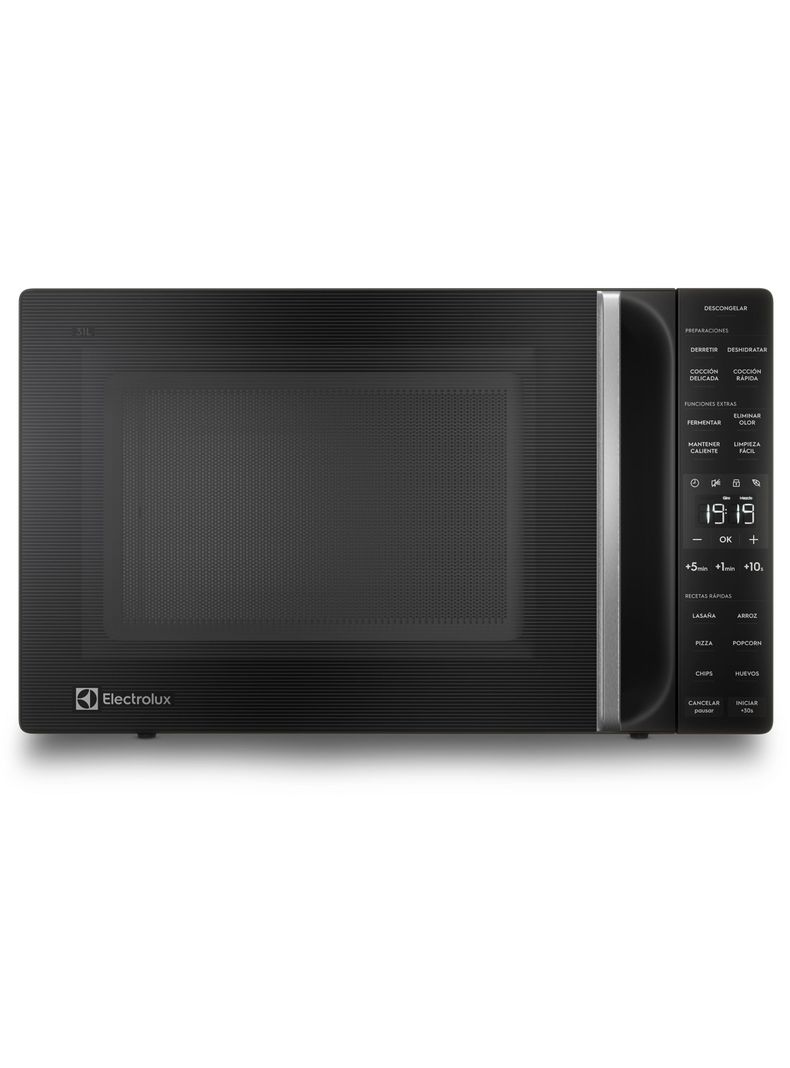 Microondas Electrolux 31 Litros Digital Descongelamiento Asistido ME31N Negro-0